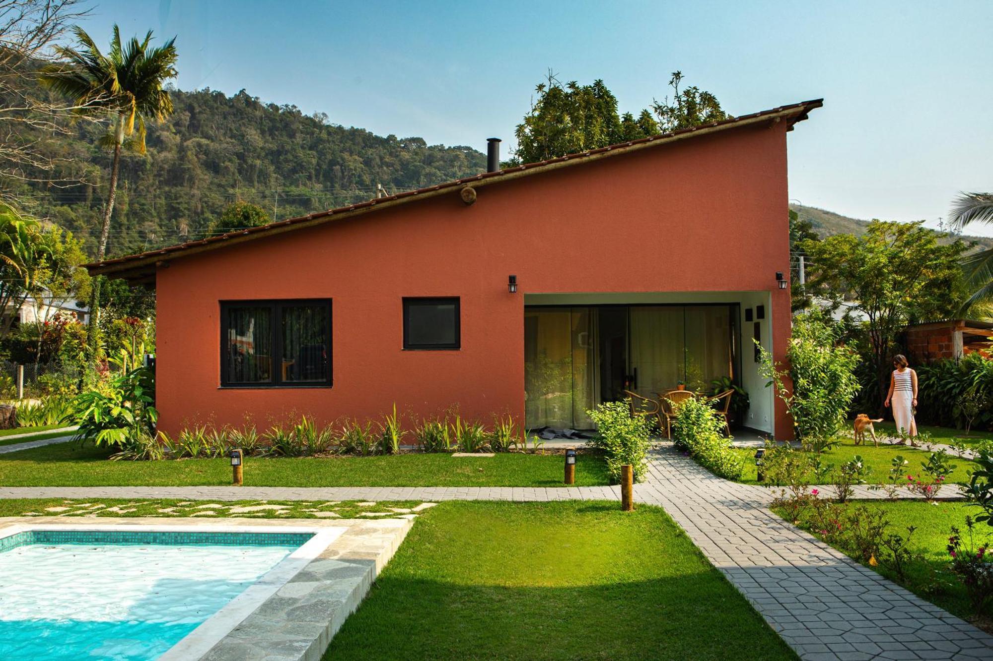 Casas Aconchegantes Com Piscina Na Encantadora Praia Das Cigarras Villa Sao Sebastiao  Dış mekan fotoğraf