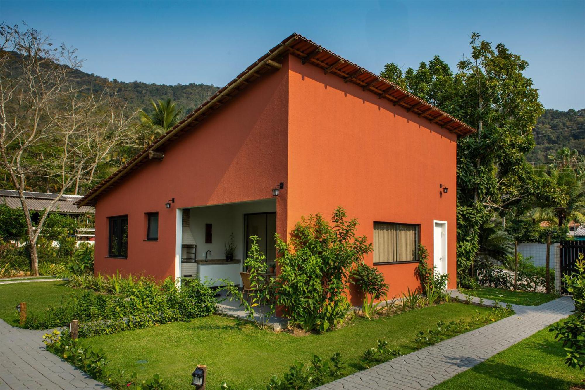 Casas Aconchegantes Com Piscina Na Encantadora Praia Das Cigarras Villa Sao Sebastiao  Dış mekan fotoğraf